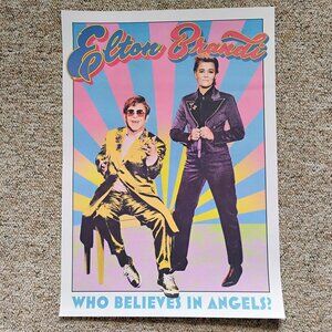 Elton John & Brandi Carlile “Who Believes In Angels?” Large 23 x 16 Promo Poster